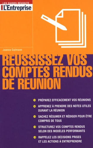Réussissez Vos Comptes Rendus De Réunion