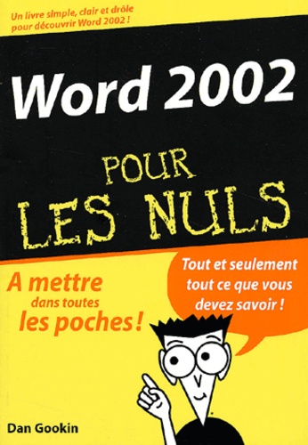 Word 2002 Pour Les Nuls