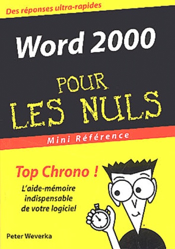 Word 2000 Pour Les Nuls