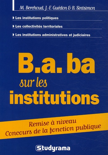 B.A. Ba Sur Les Institutions