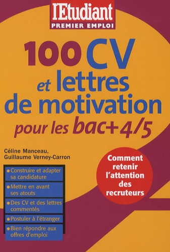 100 Cv Et Lettres De Motivation Pour Les Bac + 4/5