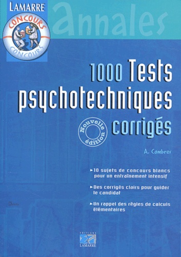 1000 Tests Psychotechniques Corrigés