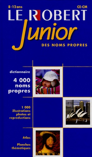 Le Robert Junior Des Noms Propres