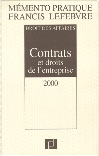 Mémento Contrats et Droits de l'entreprise