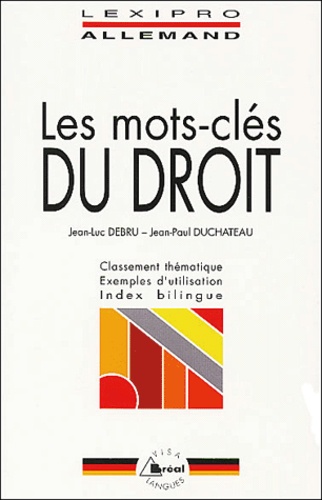Les Mots-Clés Du Droit - En Allemand