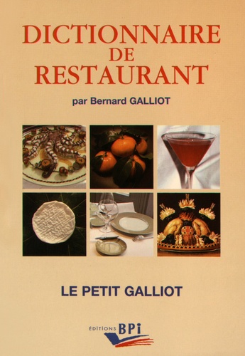 Dictionnaire De Restaurant