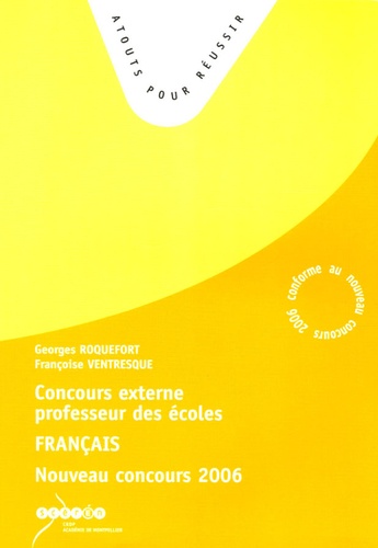 Français - Concours Externe De Professeur Des Écoles 2006