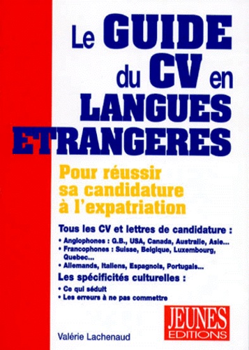 Le Guide Du Cv En Langues Étrangères