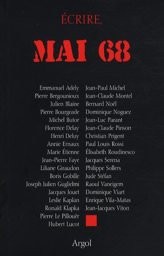 Ecrire, Mai 68