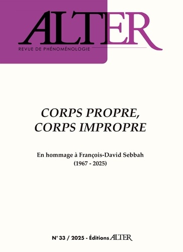 Corps Propre, Corps Impropre