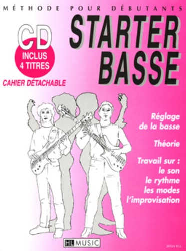 Starter basse / Recueil + CD