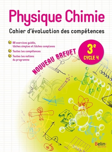 Physique Chimie 3e - Cahier D'évaluation Des Compétences