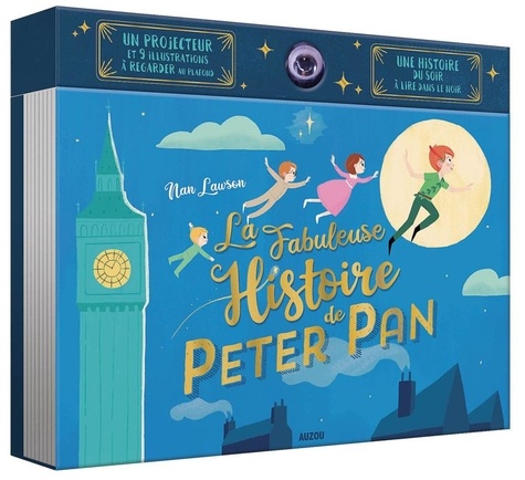 La Fabuleuse Histoire De Peter Pan - Un Projecteur Avec 9 Illustrations À Regarder Au Plafond