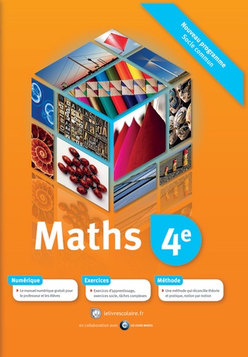 Mathématiques 4e - Manuel Élève - Edition 2013
