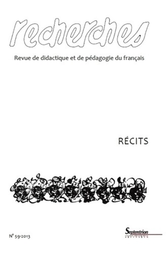 Recherches N° 59, 2e Semestre 2013 - Récits