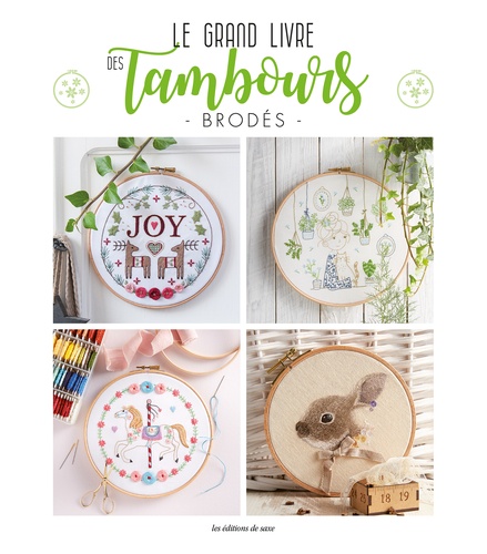 couverture de : Le grand livre des tambours brod&eacute;s