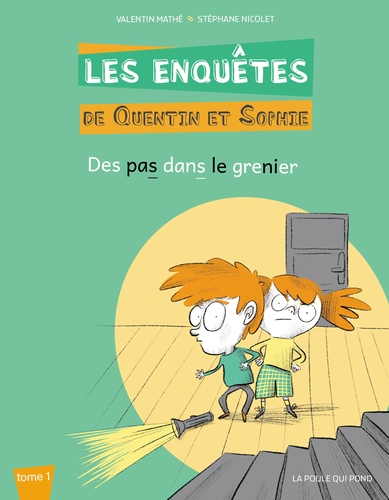 couverture de : Des pas dans le grenier