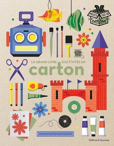 couverture de : Le grand livre d'activit&eacute;s en carton