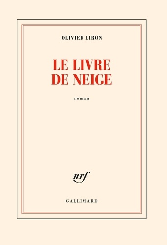 Le livre de neige / Olivier Liron | Liron, Olivier. Auteur