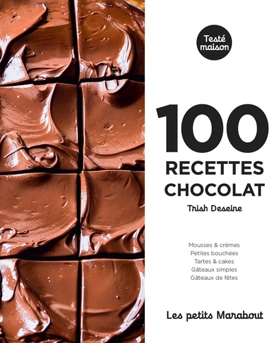 couverture de : 100 recettes chocolat