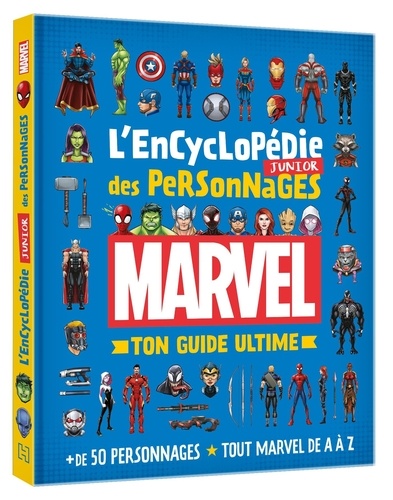 couverture de : L'encyclopédie junior des personnages Marvel