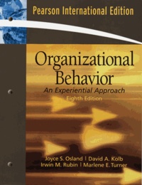 Organizational Behavior - An Experiential Approach.