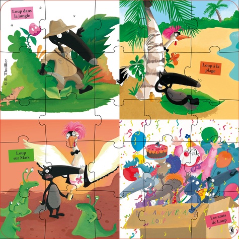 Le Loup Qui Fetait Son Anniversaire Avec 2 De Orianne Lallemand Album Livre Decitre