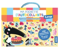 Ma pochette d'autocollants Loup Spécial anniversaire