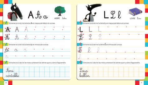 Mon cahier d'écriture avec Loup. Dès 5 ans, spécial débutant