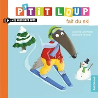 P'tit loup fait du ski