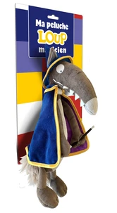 Peluche de loup magicien