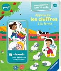 Apprendre les chiffres à la ferme - Mon premier livre aimanté