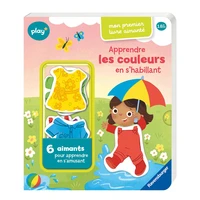 Apprendre les couleurs en s'habillant - Mon premier livre aimanté