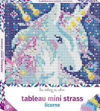 Tableau mini strass Licorne