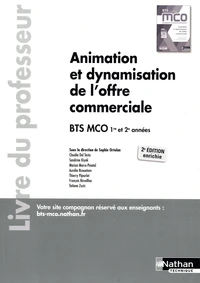 Animation et dynamisation de l'offre commerciale BTS 1ère et 2ème années MCO