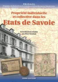 Propriété individuelle et collective dans les Etats de Savoie