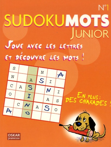  Oskar - Sudokumots junior N° 1 - Joue avec les lettres et découvre les mots !.