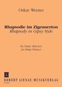Oskar Werner - Rhapsodie en style tzigane - harp (piano)..