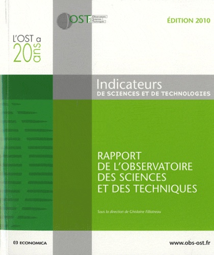  OST et Ghislaine Filliatreau - Indicateurs de sciences et de technologies - Rapport de l'Observatoire des sciences et des techniques.