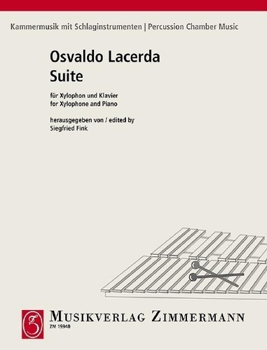 Osvaldo Lacerda - Kammermusik mit Schlaginstrumenten  : Suite - xylophone and piano..