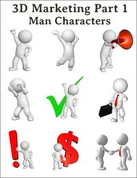 3D Marketing Part 1 Man Characters.