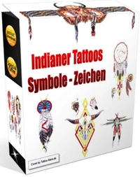 Indianer – Symbole – Zeichen – Tattoo Vorlagen.