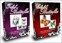SCHMETTERLINGS TATTOO DESIGNS FÜR FRAUEN. Farbige Schmetterlinge und Tribal Schmetterlinge.