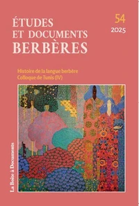 Etudes et documents berbères n. 54