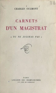 Carnets d'un magistrat