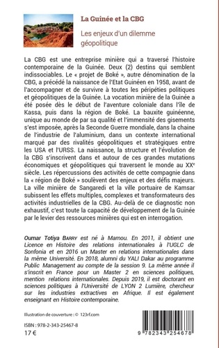 La Guinée et la CBG. Les enjeux d'un dilemme géopolitique