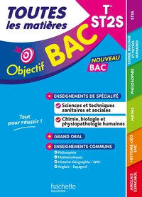 Toutes les matières Tle ST2S Spécialités Sciences et techniques sanitaires et sociales-Chimie, biologie et physiopathologie humaines