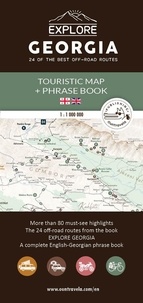 Olivia Casari et Victor Michaud - Tourist Map of Georgia + English-Georgian Phrasebook - Geographical map of Georgia - Caucasus.
