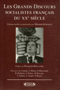 Les Grands Discours socialistes français du XXe siècle