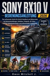 SONY RX10 V BEDIENUNGSANLEITUNG 2026